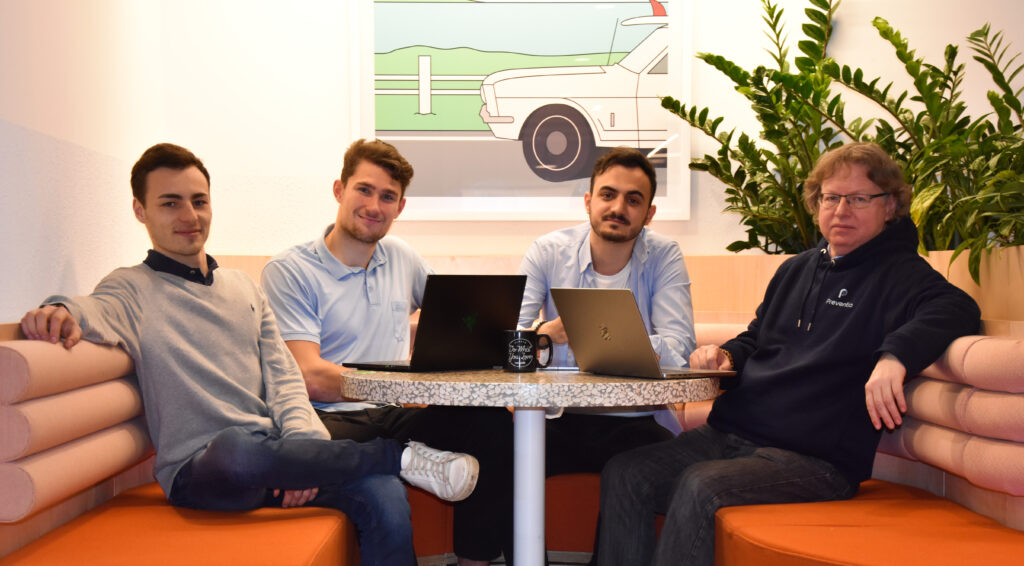 Gruppenaufnahme des Teams von „Preventio“.